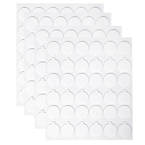 SmoTecQ Transparent Adhesive Dots, 20mm (216 Dots) – Removable Do...
