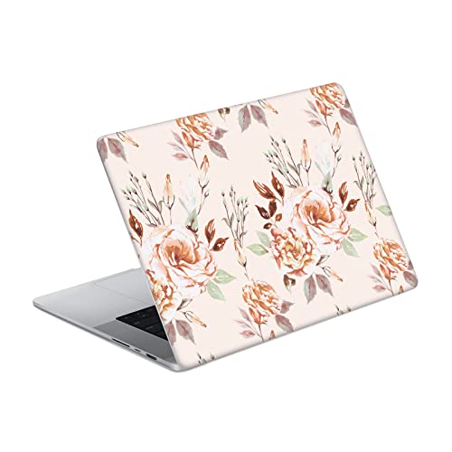 Autocollant vinyle MacBook Pro 14 A2442 peau protection fleur