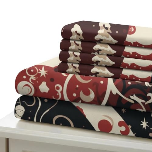 Housse de couette Noël 3D microfibre parure de lit enfants 260x220cm - 6