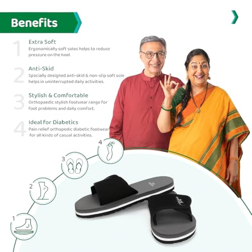 Image of ORTHO JOY Extra Soft Doctor Ortho Slippers for Men /Flip-flops