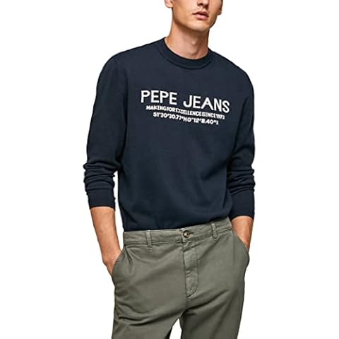Pepe Jeans Men's Pluton Long Sleeve Knit Cover