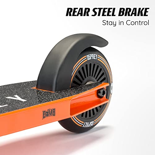 Osprey Stunt-Scooter für Kinder und Erwachsene, 360° Lenker - Orange – Ansicht 6