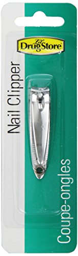 Lil' Drugstore Products Nail Clipper with File, 1-Count Packages (Pack of 12)