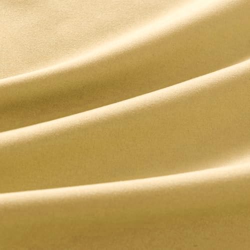 Image of Body Pillow Pillowcase with Zipper 1 piece,Gold,20 inchx54 inch