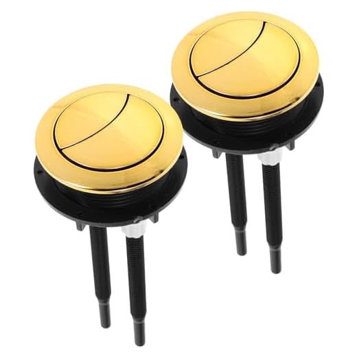 Baluue Botão de pressão de vaso sanitário duplo botão de lavagem acessórios de substituição, botão de válvula de descarga dupla diâmetro da rosca botão do tanque de água tanque de água tanque de água