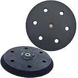 2 Pack 9 inch 6 Hole Hook and Loop Replacement Backing Pad for Orbital Sander Drywall Sander for Wall Grinding Woodworking