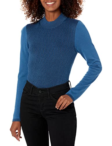 Victor Alfaro Collective Rent The Runway Pre-Loved Blue Rib Knit Sweater