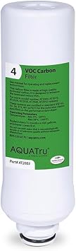 AquaTru Classic Replacement Filter for AQUA TRU Classic Countertop Reverse Osmosis Water Filter AquaTru Classic VOC Filter Green