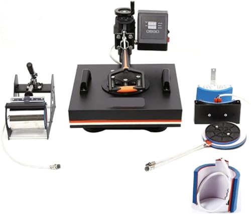 Heat Press Machine, 6 en 1 Digital Multifuncional