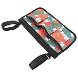 Yardwe Sacoche Latérale pour Fauteuil et Déambulateur Oxford Résistant PU Poche Suspend...