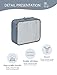 DIMJ Packing Cubes 8 Pcs for Suitcase Lightweight Travel Essential Bag with Large Toiletries Bag for Clothes Shoes Cosmetics Toiletries (Grey)