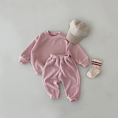 Baby Boy Clothes Girl Outfits Fashion Sweatshirt Sweat Pant Kids Toddler Tops Pant Sets Fall Winter Outfit2