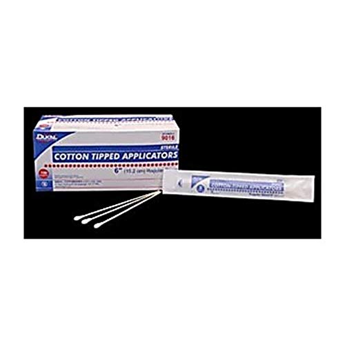 Qosina Sterile Cotton Tipped Applicators, 6" Length, 200/Box