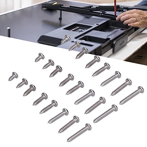 Tornillos de cabeza pan M3 autoperforantes acero 304 200 piezas miniatura 4