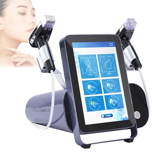 GHJIUYTFV Analizador Facial Profesional - Radiofrecuencia con microagujas - Antienvejecimiento - Análisis Inteligente de la Piel 3D