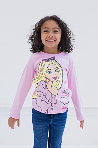 Image of Barbie Girls 3 Pack T-Shirts Toddler to Big Kid