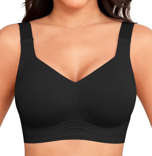 Image of Xcutting Women Wirefree Bras for Women Full Coverage No Underwire Everyday Bras Comfortable Wireless Padded Bras