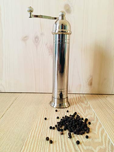 All Splendid Greek Silver Pepper Salt Grinder- Greece Pepper Salt Mills Stainless Steel For Home Kitchen Restaurant #TOP1