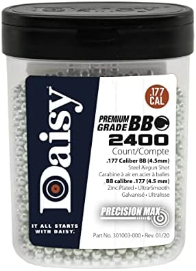 Daisy Outdoor Products 2400 ct BB Bottle (Silver, 4.5 mm)