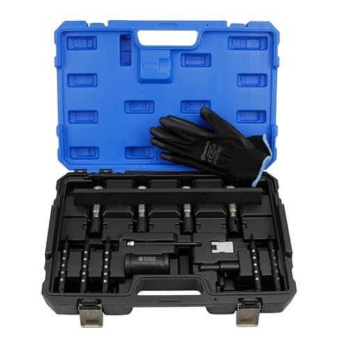 Fuel Injector Removal Install Tool Kit With Slide Hammer Puller, 2358417 2358022 Replacement Compatible with BMW B36 B38 B48 B58 A12 A15 Engines 14pcs