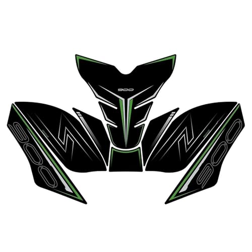 Protection réservoir Z900 2025 autocollant antidérapant noir pour moto sportive