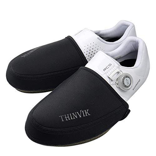 Thinvik Cycling Shoe Covers,Wind&Water-Proof Toes Covers Best For Winter Warming To Protect Toes.non-Slip&Splash-Proof Shoe Covers For Man&Women To Protect Shoes From Stains.used For Any Bicycle Shoes #TOP7