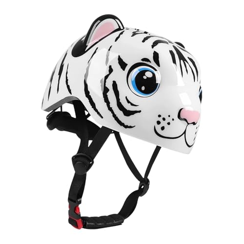 Casque de vélo enfants motif tigre ultra léger de 215 g au design d'art moderne