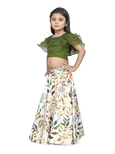 Image of Integrity baby girls net & orgenza lehanga choli (2-8 Years)