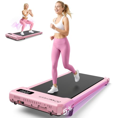 Image of ANCHEER Walking Pad Treadmill with 12% Incline, 3.0HP Foldable Treadmill with Handle Bar, 16 inch Wide Belt, 320 LBS Capacity, Portable Quiet Compact Treadmills for Home /Office