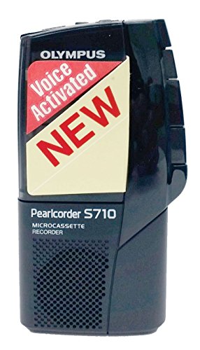 Dictaphone Olympus S710 noir avec sa housse rigide de protection