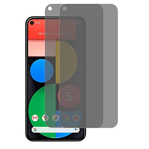 Sichtschutzfolie für Google Pixel 5 5G, [2er-Pack] Vollständige Abdeckung, kratzfest, Anti-Peeping, Sichtschutz, weiche Folie für Pixel 5