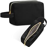 Suitable Capacity: the Insulated makeup bag measures 8.66 x 2.76 x 5.12inches /22 x 7 x 13cm, offering an ideal size to organize and protect your cosmetics, skincare products, and toiletries; Whether for daily use or travel, it keeps your essentials ...