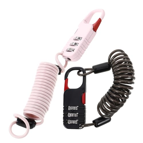 Cable de Seguridad Zerodeko con Combinación, 2 Unidades