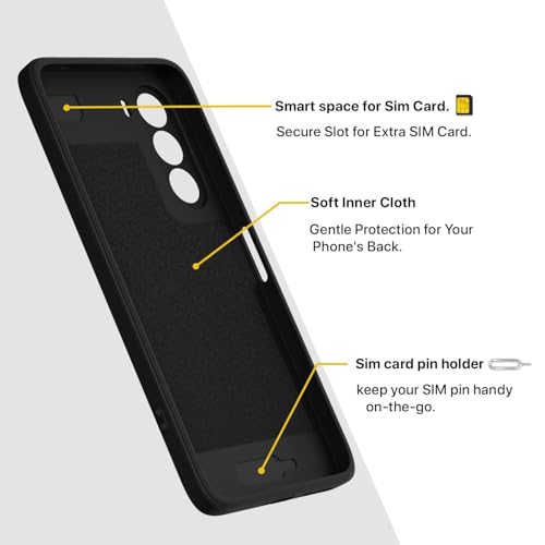 Image of Hupshy Back Cover for OnePlus Nord CE 6 Lite 5G Soft Matte Silicone Mag-Safe Design (Mag-Safe Not Support) Camera Protection | Slim Fit Bumper Cover