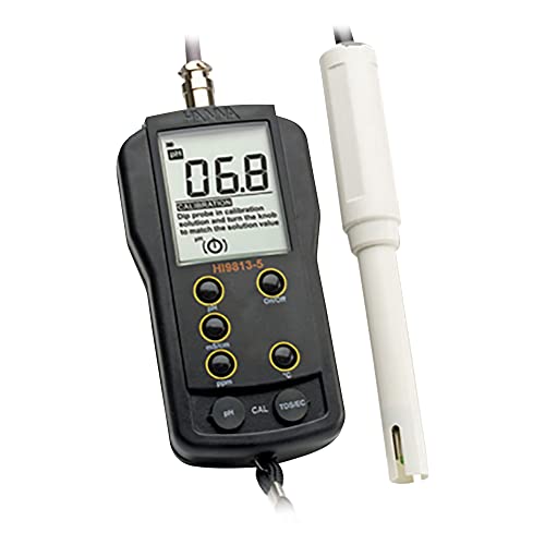 Amazon | ハンナ インスツルメンツ pH計 本体 黒 HI9813-51 | pH計