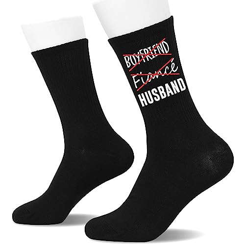Not Boyfriend Socks, Wedding Gift, Gift For Fiance - Fiance Socks4
