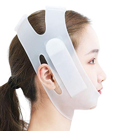 Double Chin Reducer Facial Slimming Face V-Fit Lift Up Belt Thin Neck Mask Sleeping Face-Lift Reduce Double Chin Bandage Face Shaper Skin Care Belt
