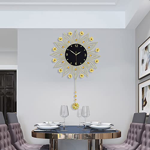 Horloge murale de bureau TUSUOD silencieuse et moderne pour mur - 4