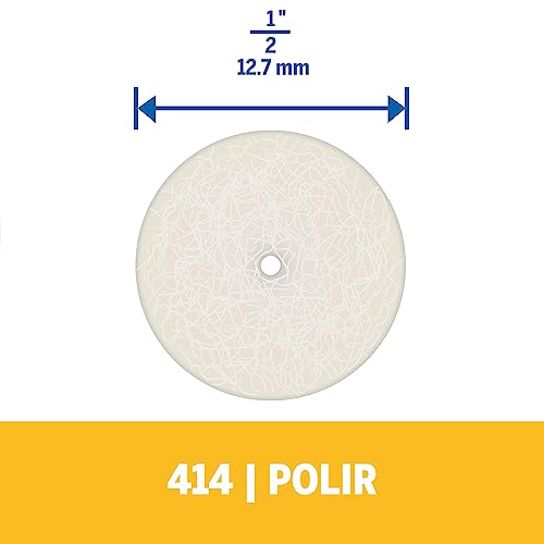 Dremel Disco de Feltro 12,7mm para Polir Modelo 414
