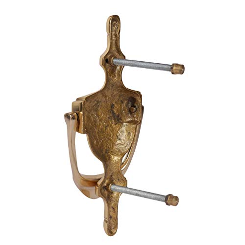 Skandh Solid Brass Door Knocker "Victorian", 8" Inch Polished Lacquered #TOP3