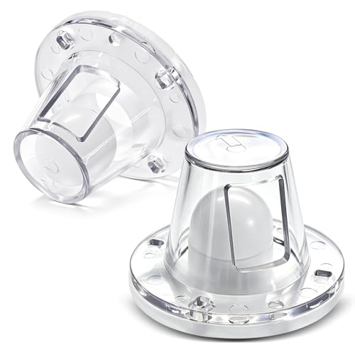 Pirjeco Boat Self Bailing Ball Scupper Valve Self-Bailing Scupper Valve Fits 3/4 inch to 1-1/2 inch Openings Replacement for Marine Flow-Max Ball Scuppers Fits 2 Pcs