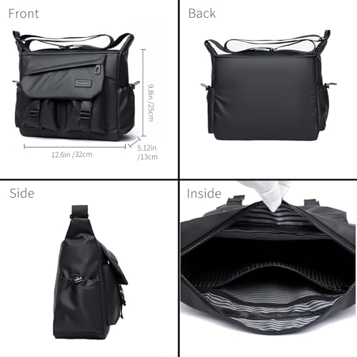 Bolso Messenger Unisex Ligero con Múltiples Compartimentos miniatura 4