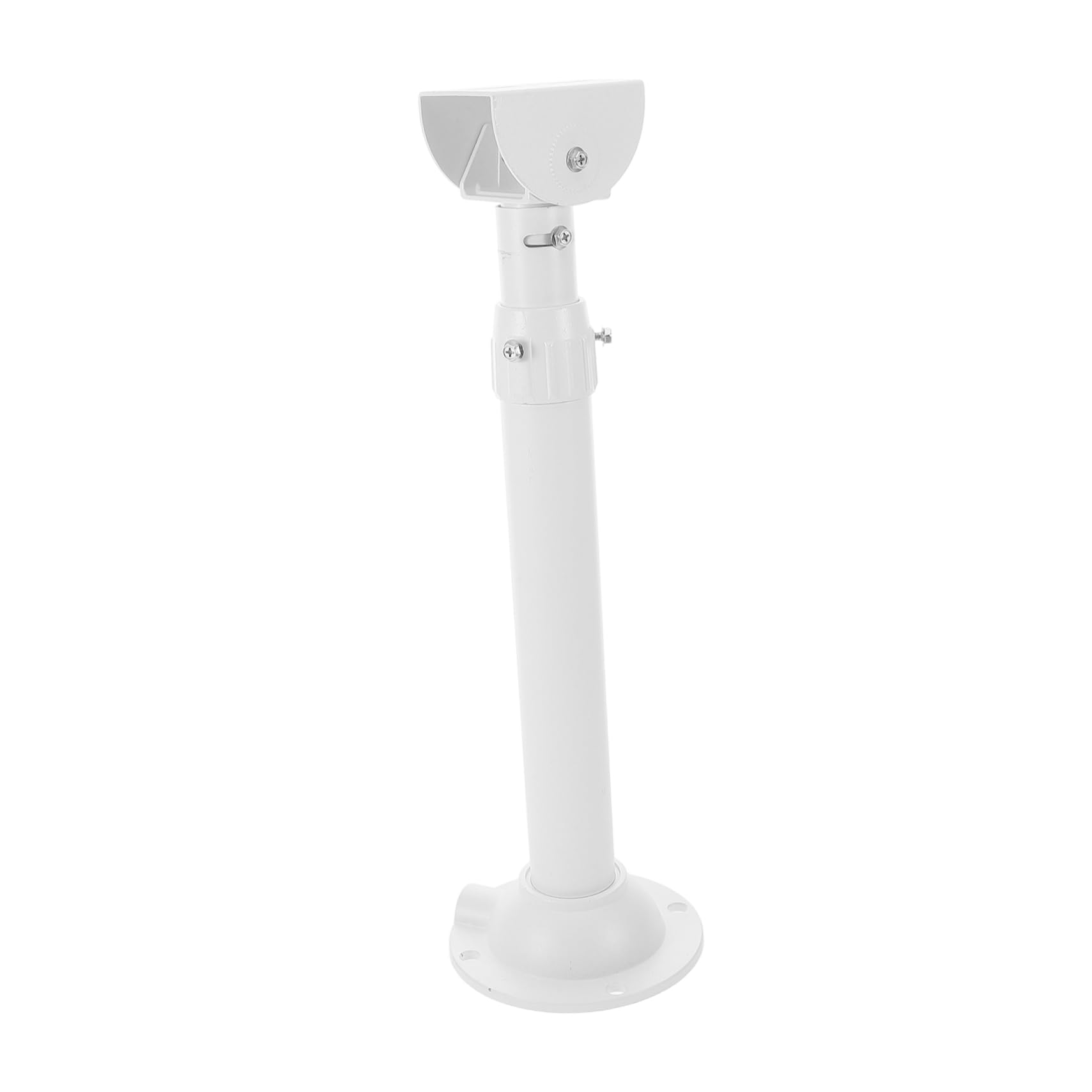 Lurrose Staffa per Telecamera di Sorveglianza Dome in Lega di Alluminio, Supporto da Parete Resistente per Uso Interno ed Esterno, Rotazione 360° e 90°, Facile da Installare