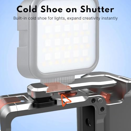 Image of Yantralay Expansion Mount Grip Kit for D JI OS MO Action 6 | Cage with Handle Shutter Button, Cold Shoe & 1 /4 Thread for Stable Video Shooting | OS MO Action 6 Accessories