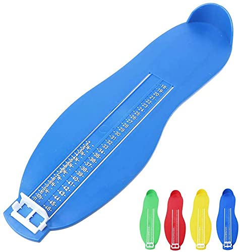 cheap4uk Pédimètre Adulte et Enfants - Pointure Chaussure Mesurer Pied Dispositif de Mesure pour Déterminer la Pointure 18 à 47 (Blue) Cover