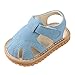 Fossen Verano Zapatos Bebe Niño con Suela Dura Caucho Sandalias de Antideslizante Zapatillas (6-12 Meses, Azul)