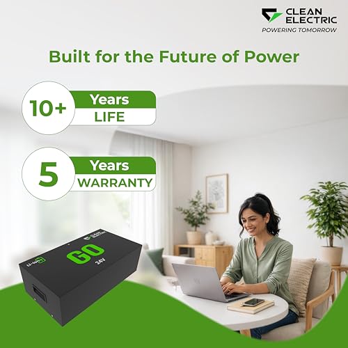 Image of LFPGO400 | LFP Inverter Battery | 25.6V /100Ah, 2560Wh | Lithium | Smart BMS, 5 Year Warranty, 10+ Year Life