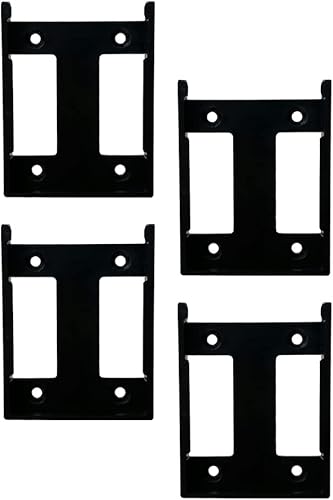 StealthMounts Soporte de batería compatible con Ryobi 40V (paquete de 4) - Negro  Soportes de batería StealthMounts  Fabricado en el Reino Unido