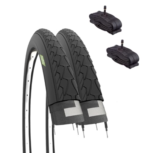 2 pneus 700 x 35 C + Chambres Amérique pneus vélo 28 x 1,35 AdultoTrekking Bike Cyclocross Gravel