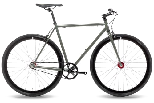 State Bicycle Co. Earthstone - Core Line Single Speed/Fixed Gear Bike, 46cm (Extra Small) Riser Bar